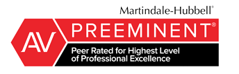 Martindale-Hubbell AV Preeminent peer rated for highest level of professional excellence